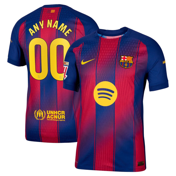 Barcelona Nike 2025/26 Home Custom Jersey - Navy